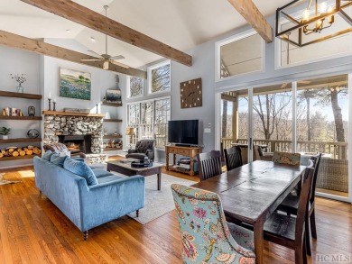 Come unwind in the beloved Lake Toxaway community in this on Lake Toxaway Country Club in North Carolina - for sale on GolfHomes.com, golf home, golf lot