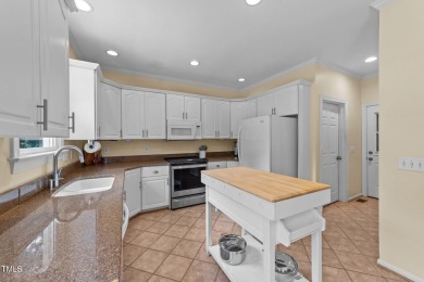 Fall in love with this beautiful custom-built brick front home on The Neuse Golf Club in North Carolina - for sale on GolfHomes.com, golf home, golf lot