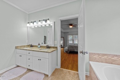 Fall in love with this beautiful custom-built brick front home on The Neuse Golf Club in North Carolina - for sale on GolfHomes.com, golf home, golf lot