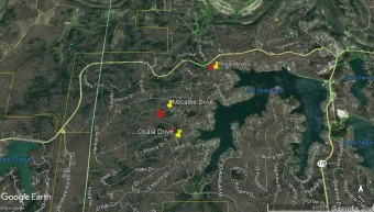 4 lots throughout Cherokee village. 2 are side-by-side, 2 others on Cherokee Village North Course in Arkansas - for sale on GolfHomes.com, golf home, golf lot