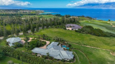 Experience the pinnacle of luxury living in this stunning estate on Kapalua Golf Club - Plantation Course in Hawaii - for sale on GolfHomes.com, golf home, golf lot