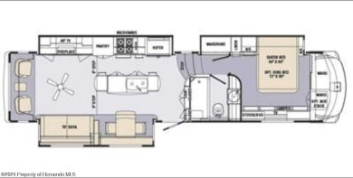 2014 Holiday Rambler Presidential by Monaco 39' NO LOT LEASE on Glen Lakes Country Club in Florida - for sale on GolfHomes.com, golf home, golf lot