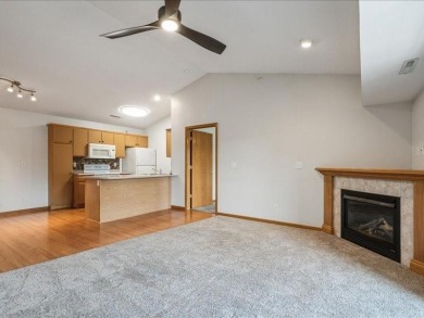 Welcome to easy living in this bright and airy 2-bedroom, 2-bath on St. Andrews Golf Club in Iowa - for sale on GolfHomes.com, golf home, golf lot