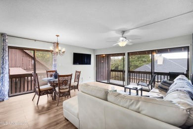 BEAUTIFULLY UPDATED TOP FLOOR GOLF COURSE UNIT WITH 2 BEDROOMS on Diamondhead Country Club in Mississippi - for sale on GolfHomes.com, golf home, golf lot