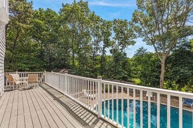 Stowed in the lush woods of New Seabury, five minutes from on The Country Club At New Seabury in Massachusetts - for sale on GolfHomes.com, golf home, golf lot