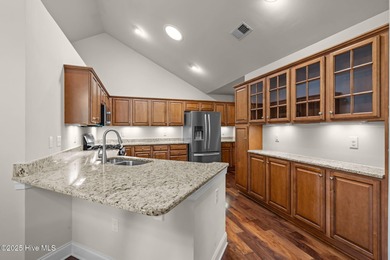 Enjoy maintenance free golf front living! This stunning on Mid South Club in North Carolina - for sale on GolfHomes.com, golf home, golf lot