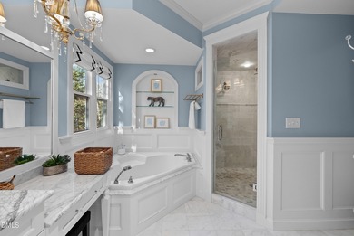 Don't miss walking over the bridge to this wonderful on Devils Ridge Golf Club in North Carolina - for sale on GolfHomes.com, golf home, golf lot