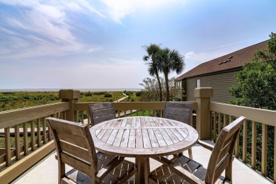 Stunning beachfront end unit villa with direct beach access and on The Seabrook Island Club in South Carolina - for sale on GolfHomes.com, golf home, golf lot