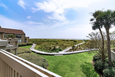 Stunning beachfront end unit villa with direct beach access and on The Seabrook Island Club in South Carolina - for sale on GolfHomes.com, golf home, golf lot