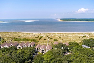 Stunning beachfront end unit villa with direct beach access and on The Seabrook Island Club in South Carolina - for sale on GolfHomes.com, golf home, golf lot