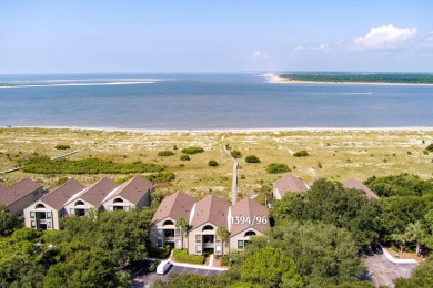 Stunning beachfront end unit villa with direct beach access and on The Seabrook Island Club in South Carolina - for sale on GolfHomes.com, golf home, golf lot