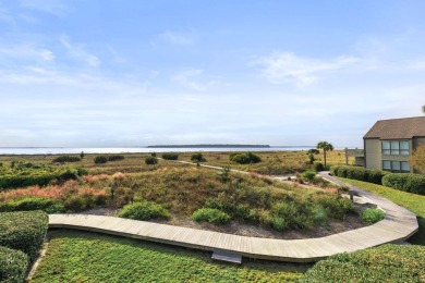 Stunning beachfront end unit villa with direct beach access and on The Seabrook Island Club in South Carolina - for sale on GolfHomes.com, golf home, golf lot