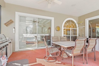 Enjoy Summer Evenings On The Enormous Screened Lanai With Heated on Royal St. Augustine Golf and Country Club in Florida - for sale on GolfHomes.com, golf home, golf lot