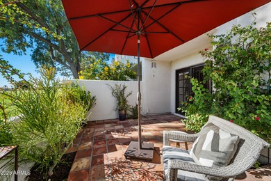 Step into this beautiful 2-bedroom, 2.5-bath townhome perfectly on Arizona Biltmore Golf and Country Club in Arizona - for sale on GolfHomes.com, golf home, golf lot