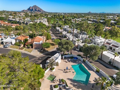Step into this beautiful 2-bedroom, 2.5-bath townhome perfectly on Arizona Biltmore Golf and Country Club in Arizona - for sale on GolfHomes.com, golf home, golf lot