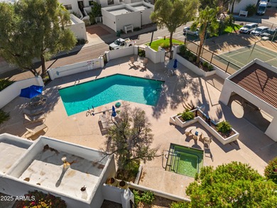Step into this beautiful 2-bedroom, 2.5-bath townhome perfectly on Arizona Biltmore Golf and Country Club in Arizona - for sale on GolfHomes.com, golf home, golf lot
