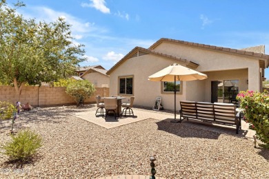 This wonderful single-story residence offers 3 spacious bedrooms on The Golf Club At Johnson Ranch in Arizona - for sale on GolfHomes.com, golf home, golf lot