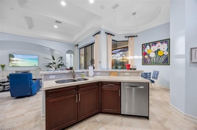 This gorgeous home features four bedrooms plus a den with a on The Classics Country Club At Lely Resort in Florida - for sale on GolfHomes.com, golf home, golf lot