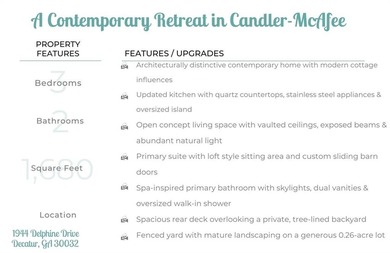 Modern design meets everyday comfort in this striking 3-bedroom on East Lake Golf Club in Georgia - for sale on GolfHomes.com, golf home, golf lot