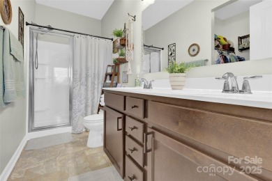 Step inside this beautifully decorated townhome in the on Fox Den Country Club in North Carolina - for sale on GolfHomes.com, golf home, golf lot