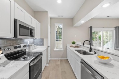 Beautifully renovated in 2025, This 2-level condo w/ stunning on Kempsville Greens Municipal Golf Course in Virginia - for sale on GolfHomes.com, golf home, golf lot