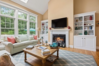 A tasteful and elegant home with inviting front porch is tucked on The Captains Golf Courses  in Massachusetts - for sale on GolfHomes.com, golf home, golf lot