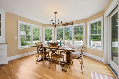 A tasteful and elegant home with inviting front porch is tucked on The Captains Golf Courses  in Massachusetts - for sale on GolfHomes.com, golf home, golf lot