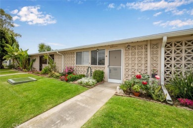 Drive-up location 1 bed/1 bath home with enclosed patio and on Leisure World Seal Beach Golf Course in California - for sale on GolfHomes.com, golf home, golf lot