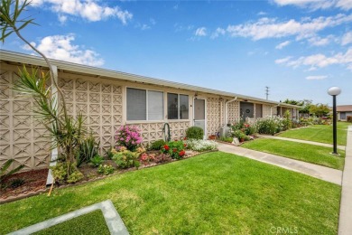 Drive-up location 1 bed/1 bath home with enclosed patio and on Leisure World Seal Beach Golf Course in California - for sale on GolfHomes.com, golf home, golf lot