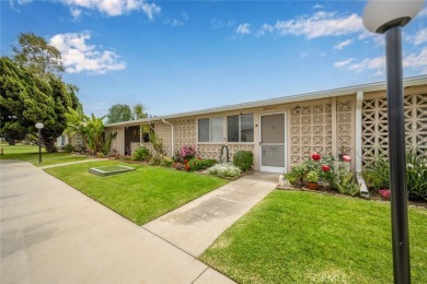 Drive-up location 1 bed/1 bath home with enclosed patio and on Leisure World Seal Beach Golf Course in California - for sale on GolfHomes.com, golf home, golf lot