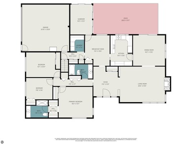 Check out this fantastic 3-bedroom, 2-bathroom brick ranch that on Pine River Country Club in Michigan - for sale on GolfHomes.com, golf home, golf lot