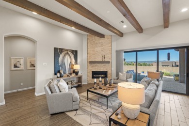 Las Campanas Contemporary Pueblo Retreat Completed in 2023, this on The Club At Las Campanas  in New Mexico - for sale on GolfHomes.com, golf home, golf lot