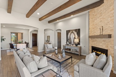 Las Campanas Contemporary Pueblo Retreat Completed in 2023, this on The Club At Las Campanas  in New Mexico - for sale on GolfHomes.com, golf home, golf lot