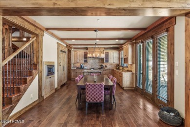 Discover the epitome of rustic elegance nestled within the on Talisker Club At Tuhaye in Utah - for sale on GolfHomes.com, golf home, golf lot