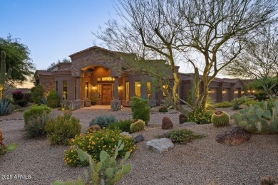 Experience life above the Valley of the Sun at this tropical on Troon Country Club in Arizona - for sale on GolfHomes.com, golf home, golf lot