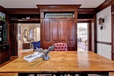 This stunning all-brick replica of the *Wythe* house is located on Fords Colony Country Club in Virginia - for sale on GolfHomes.com, golf home, golf lot