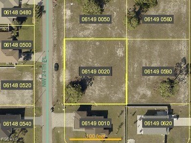 Oversized vacant lot in fast-growing NW Cape Coral! This rare on Burnt Store Golf Club in Florida - for sale on GolfHomes.com, golf home, golf lot