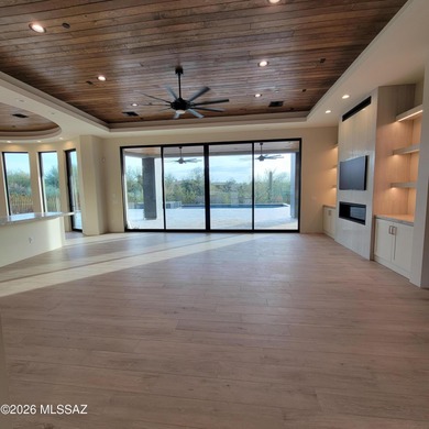 Recently completed new construction overlooking the 17th green on The Gallery Golf Club in Arizona - for sale on GolfHomes.com, golf home, golf lot