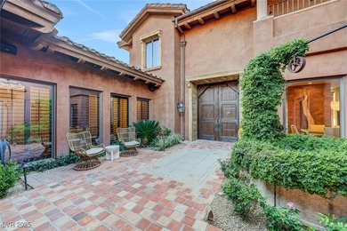 Embrace this thoughtfully designed 7,186 sq foot Italian Villa on South Shore At Lake Las Vegas in Nevada - for sale on GolfHomes.com, golf home, golf lot