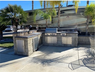 Huge Lot with Built-In BBQ, Stovetop Burner, Island, Sitting on Rancho California RV Resort in California - for sale on GolfHomes.com, golf home, golf lot