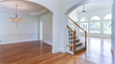 Stately executive home located on the 16th Fairway of the on Woodmont Golf and Country Club in Georgia - for sale on GolfHomes.com, golf home, golf lot