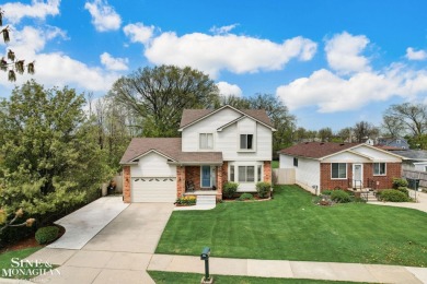 This newer Saint Clair Shores colonial is truly one of a kind on St. Clair Shores Country Club in Michigan - for sale on GolfHomes.com, golf home, golf lot