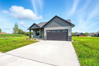 Beautiful Hodge Construction built ranch style home next to on Saddleback Ridge Golf Course in Iowa - for sale on GolfHomes.com, golf home, golf lot