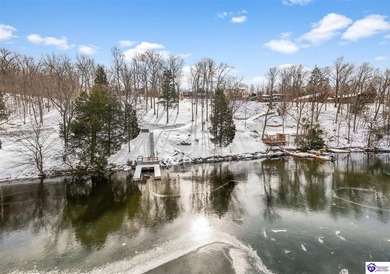 Welcome to 190 Strawberry Circle, a rare lakefront home for sale on Doe Valley Country Club in Kentucky - for sale on GolfHomes.com, golf home, golf lot