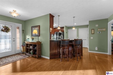 Welcome to 190 Strawberry Circle, a rare lakefront home for sale on Doe Valley Country Club in Kentucky - for sale on GolfHomes.com, golf home, golf lot