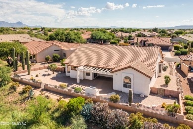 Welcome to this spectacular golf course home with stack stone on Quail Creek Country Club - Coyote in Arizona - for sale on GolfHomes.com, golf home, golf lot