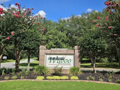 Lovely patio home w/ golf course views of the #1 Fairway on The on Players Course At Wyboo Plantation in South Carolina - for sale on GolfHomes.com, golf home, golf lot