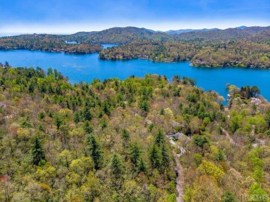 Beautiful, large private lot in the quiet Hawk Mountain on Lake Toxaway Country Club in North Carolina - for sale on GolfHomes.com, golf home, golf lot
