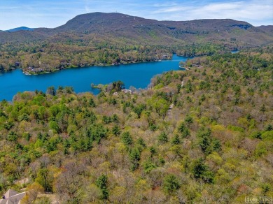 Beautiful, large private lot in the quiet Hawk Mountain on Lake Toxaway Country Club in North Carolina - for sale on GolfHomes.com, golf home, golf lot