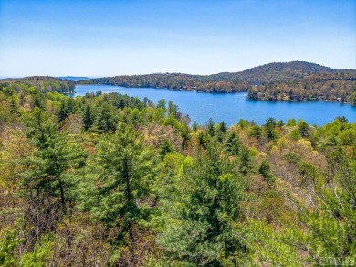 Beautiful, large private lot in the quiet Hawk Mountain on Lake Toxaway Country Club in North Carolina - for sale on GolfHomes.com, golf home, golf lot
